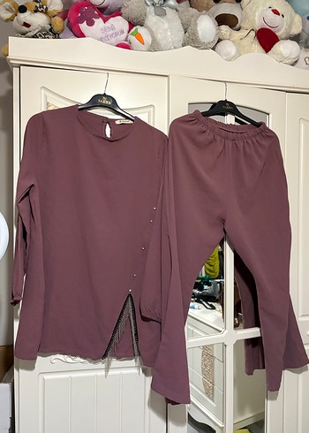 Mor Kadın Midi Takım Uzun Kollu - Görsel 6