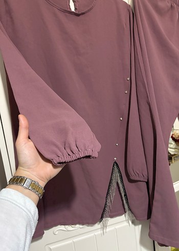 Mor Kadın Midi Takım Uzun Kollu - Görsel 5