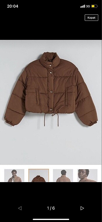 Bershka mont