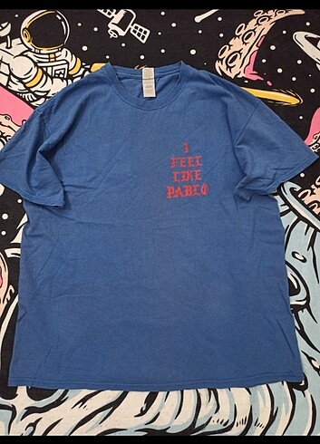Kanye West Yeezy Season 3 Merch Tee blue