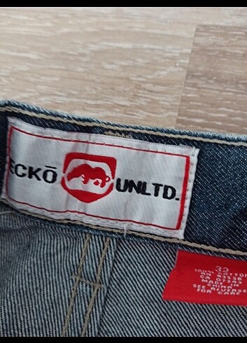 32 Beden lacivert Renk Vintage Ecko 90s Hiphop pant pislick rap sanchezz shockfive karl