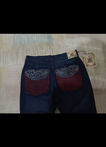 Vintage Usa Hiphop Rap Baggy 90s Pant Evisu Pislick Time İs Mone