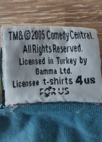 l Beden mavi Renk Vintage South Park Y2k Tee Usa Merch