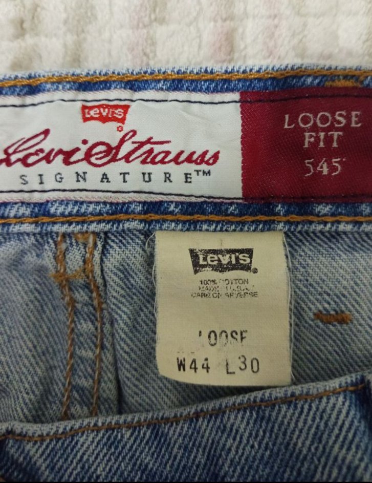 Vintage Levi's 90s Usa Baggy Pant Rare — görsel 4/8