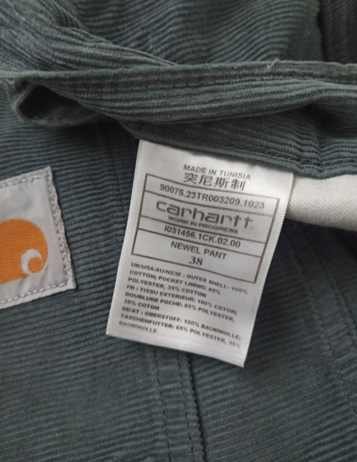 Vintage 90s Carhartt Velvet Pant Dickies Stüssy Usa — görsel 6/8