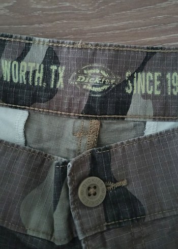 Vintage Dickies Camouflage Cargo Short Usa Carhartt Stussy - Görsel 4