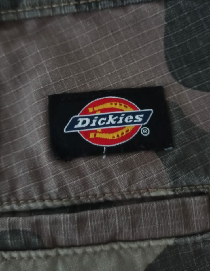 Vintage Dickies Camouflage Cargo Short Usa Carhartt Stussy - Görsel 3