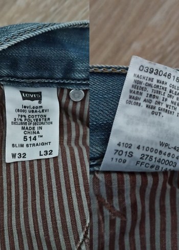 Vintage Levi's 90s Pant Rare Usa - Görsel 4