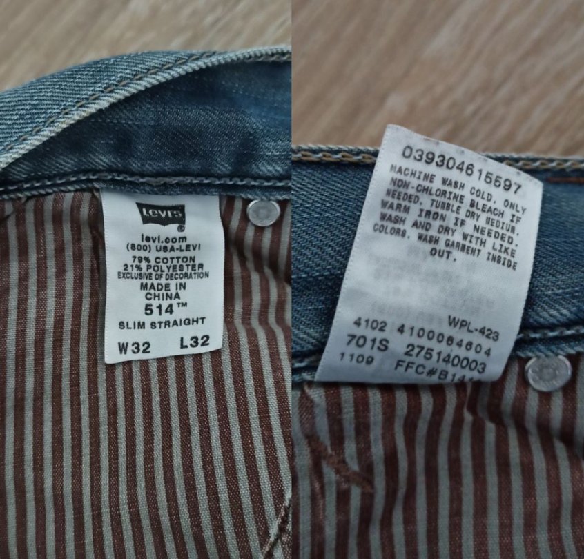 Vintage Levi's 90s Pant Rare Usa - Görsel 4