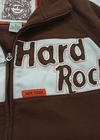 Vintage 90s Hard Rock Cafe Skull Jacket Affliction Hiphop - Görsel 6