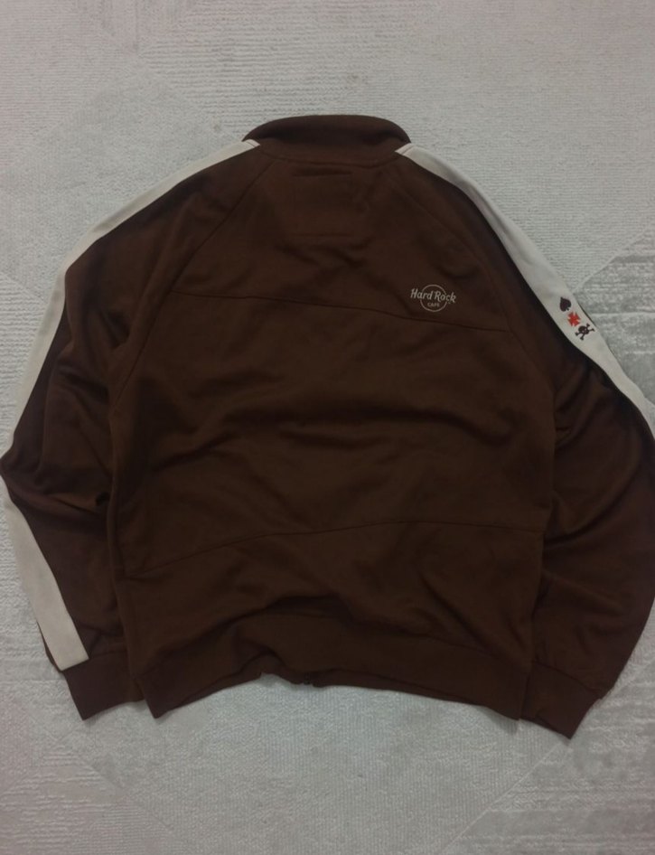 Vintage 90s Hard Rock Cafe Skull Jacket Affliction Hiphop - Görsel 2