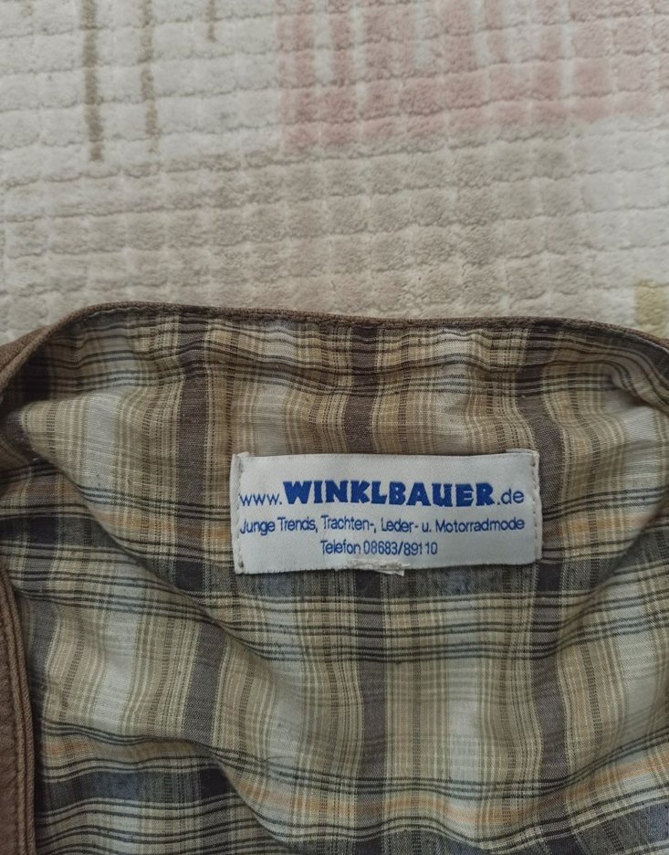 Vintage Biker Brown 90s Leather Waistcoat Harley Davidson Motor - Görsel 5