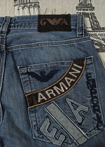 Vintage 90s Emporio Armani Baggy Pant Hiphop Rap Pislick Jnco - Görsel 5