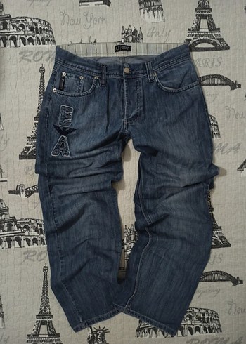 Vintage 90s Emporio Armani Baggy Pant Hiphop Rap Pislick Jnco - Görsel 2