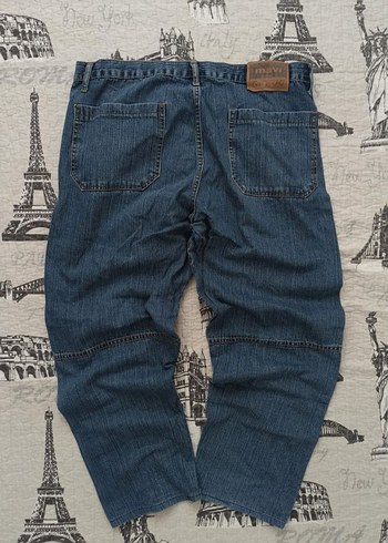 Vintage Mavi 90s Baggy Skate Pant Rare Hiphop Rap Ecko Sanchezz - Görsel 2