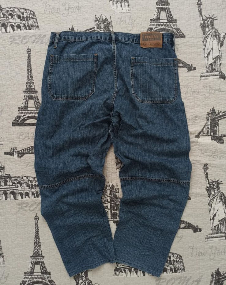 Vintage Mavi 90s Baggy Skate Pant Rare Hiphop Rap Ecko Sanchezz - Görsel 2