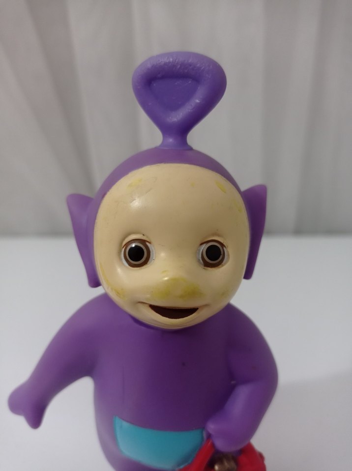 Vintage Hasbro 1998 Teletabiler Ragdoll Mor Figur - Görsel 3