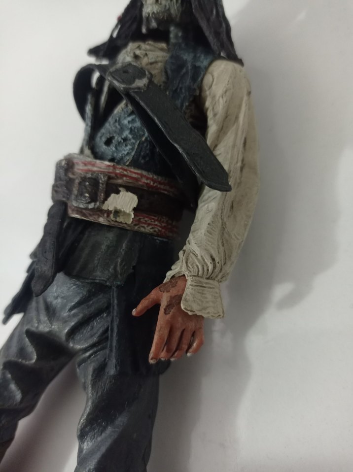 2004 NECA Karayip Korsanlar Zombie Jack Sparrof Figur - Görsel 5