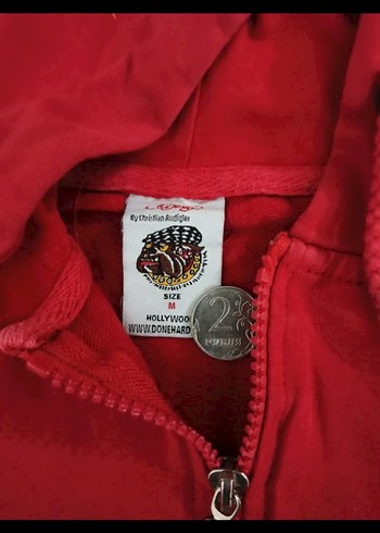 m Beden vintage y2k edhardy skull Usa jacket vondutch killstar