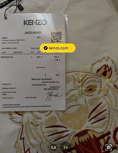 Kenzo Kenzo son adet