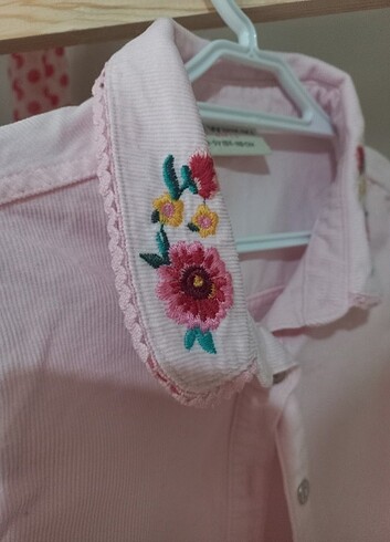 LC Waikiki 4-5 yaş kadife gömlek