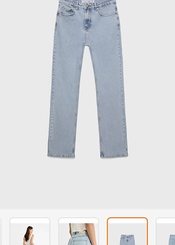 Stradivarius D98 Jean açık mavi 40 beden
