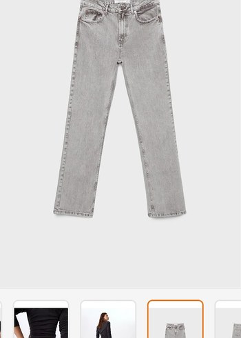Stradivarius d98 gri Jean 38 beden