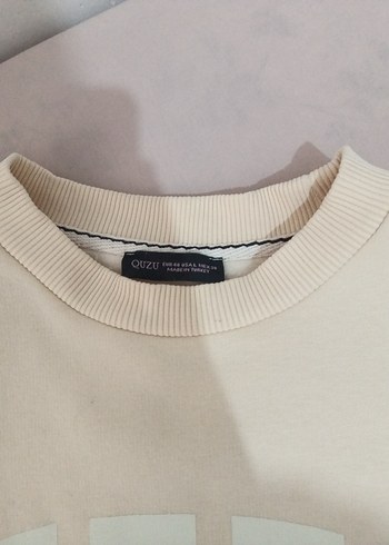 Quzu Quzu L beden oversize sweatshirt