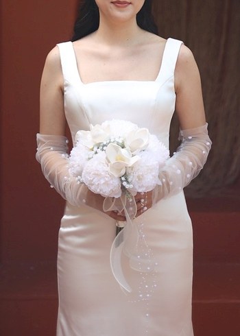 Ann Marie özel dikim gelinlik - Görsel 2