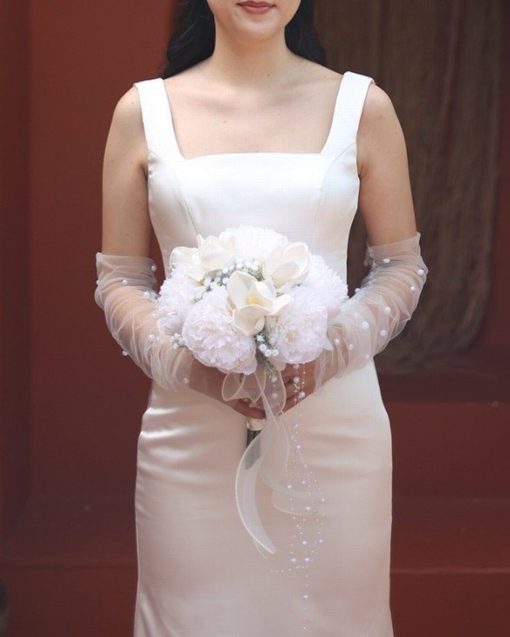 Ann Marie özel dikim gelinlik - Görsel 2