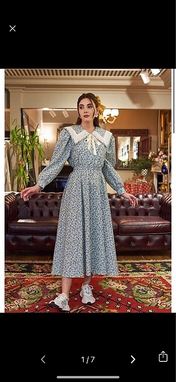 Nillush vintage elbise