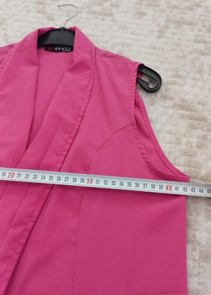 A kesim uçuş uçuş yazlık yelek - Görsel 4