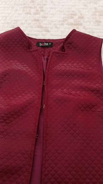 İçi ful astarlı yelek  - Görsel 3