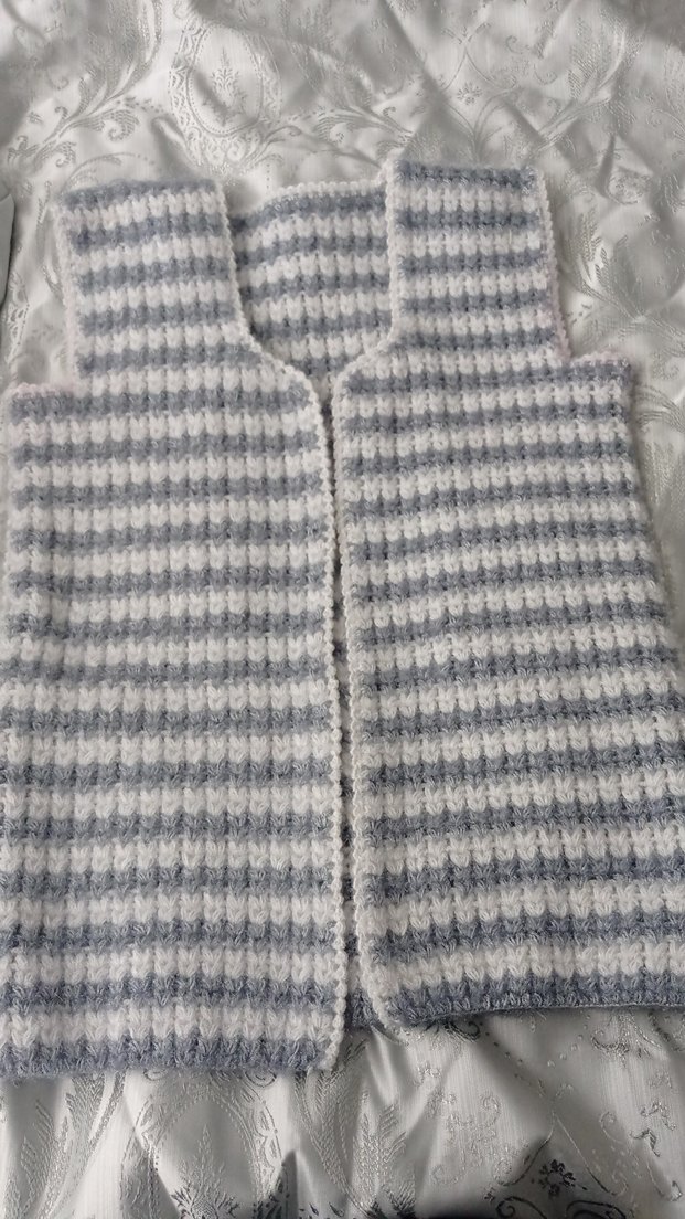 el örgüsü yelek düğmesiz 38 beden - Görsel 2