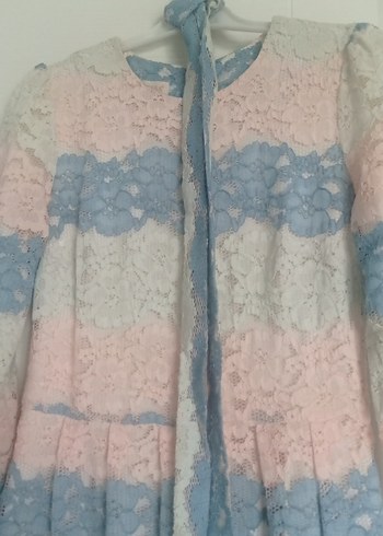 Bohem Tarz Uzun Dantel Elbise - Görsel 2