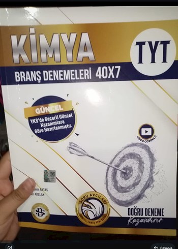 Kimya TYT Branş Denemeleri 40x7 Kitabı