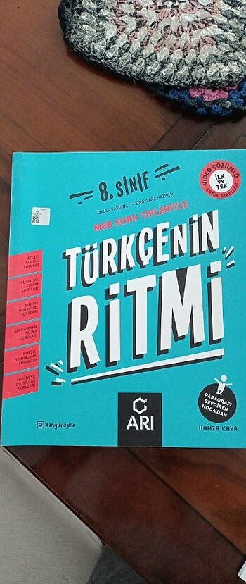 Arı yayınları Türkçe'nin Ritmi 8. Sınıf 