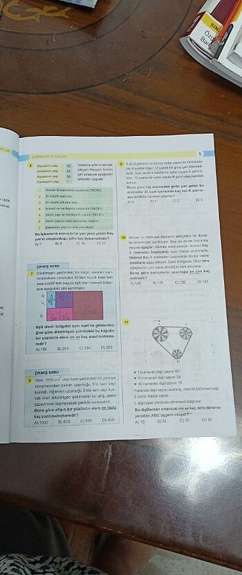 Beden Renk 8, sınıf editör yayınları Turkuaz LGS Matematik Yeni Tarz Soru