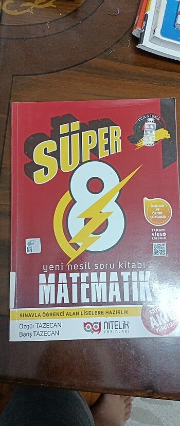 8. Sınıf Nitelik Yayınları Süper 8 yeni nesil matematik Soru Ban