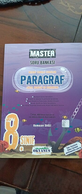 8. Sınıf Okyanus Master Pargraf Sözel Mantık ve Muhakeme Soru B