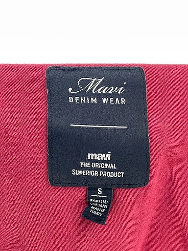 s Beden bordo Renk Mavi Jeans Trenchcoat %70 İndirimli.