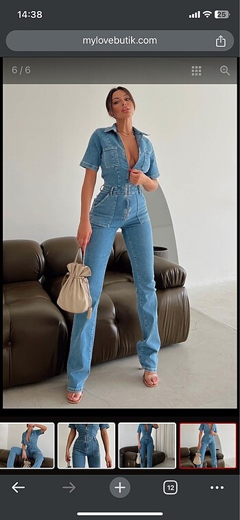 Denim tulum
