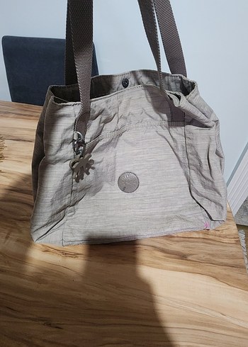 Kipling Bej Keten Kadın Çapraz Çanta