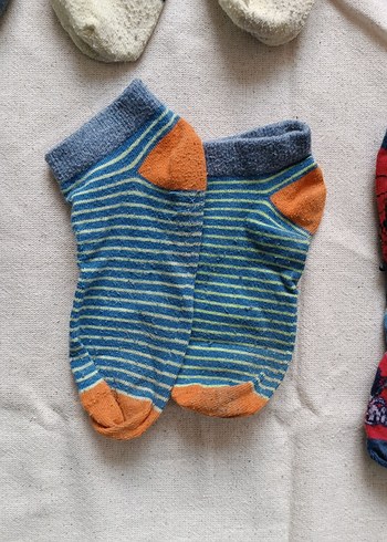 Çocuk Çok Renkli Çorap Seti - Görsel 5