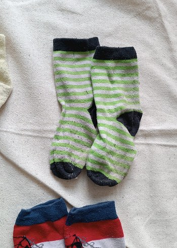 Çocuk Çok Renkli Çorap Seti - Görsel 7