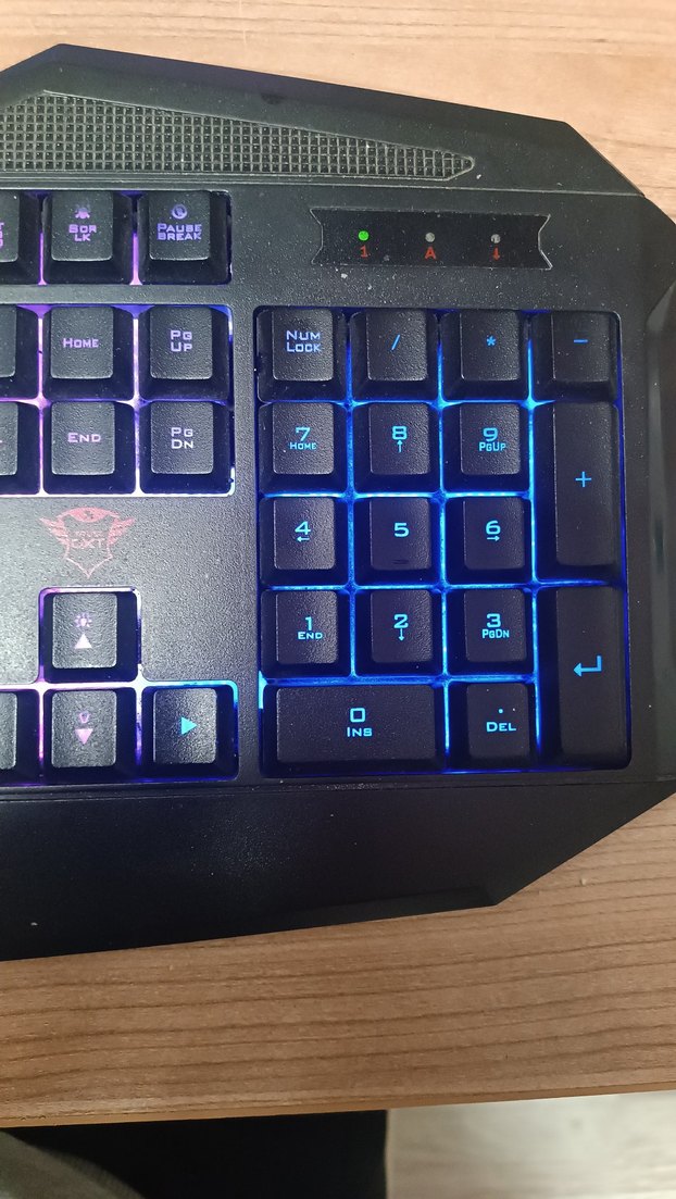 Renkli LED aydınlatmalı RGB klavye - Görsel 4