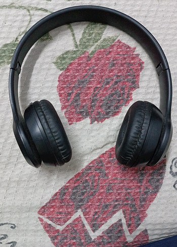 Siyah Bluetooth kablosuz Kulaklık Yumuşak Pedli