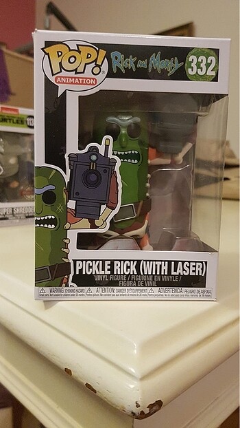 Funko Pop Pickle Rick with Laser Figürü