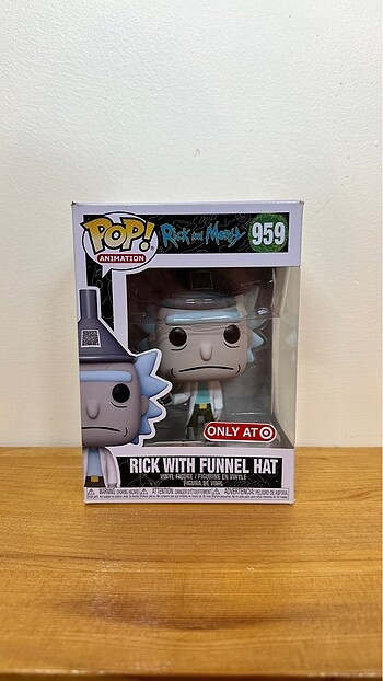 Funko Pop Rick with Funnel Hat - Rick and Morty Figürü