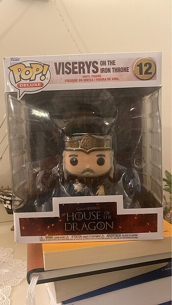 Funko Pop Viserys Targaryen on Throne House of Dragon Figürü